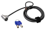 CODi Key Cable Lock, Black (A02001) - Integrated Security Solution for Laptops