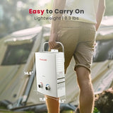 GASLAND 1.32 GPM Portable Gas Tankless Water Heater,Outdoor Propane Camping Water Heater, 5L, White, AS132