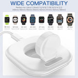 for Apple Watch Magnetic Charging Dock - Fast Magnetic Charger Stand, Compatible with Apple Watch Series 2/3/4/5/6/7/8/9/10/11/Ultra 1 2 3, Supports Nightstand Mode, Portable Design for Travel