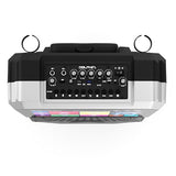 Dolphin KaraokeBox 85R Portable Karaoke Machine | 14" Tablet, Voice Modulation, HDMI, Bluetooth, USB, SD, FM | Rechargeable, 8" 100 Watts, Trolley Handle & Wheels