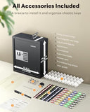70 Position Key Cabinet with Combination & Key Lock Wall Mounted Security Keys Safe Key