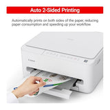 Wireless Color Inkjet Printer for Duplex Printing, White – Cost Efficient Home Printer with Copier/Scanner