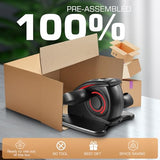 ANCHEER Under Desk Elliptical Machine, Electric Seated Pedal Exerciser, Mini Elliptical Machines, LCD Display Monitor, Portable Quiet Elliptical Machine, Leg Exerciser for Home (Dark Black)
