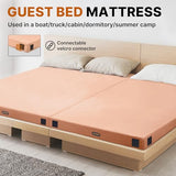GAIALOOP Floor Memory Foam Car Camping Bed Glamping Roll Up Futon Mattress, Japanese Floor Sleeping Mat Camp Cot Mattress Pad Travel Guest Side Sleepers [Cot: 72 * 24 * 3'']