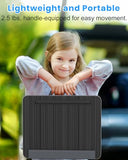 Portable Lap Desk, Laptop Stand for Bed with Soft Wrist Rest, Tablet/Phone Slot, Fabric Handle