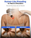 Musugy Neck and Shoulder Massager with Heat : Cordless Shiatsu Neck Massager for Pain Relief Deep Tissue - 3 Modes, 2 Intensity & 2 Heat, Daily Comfort for Desk Workers, At-Home Use, Women, Men