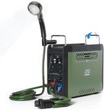 KEMIMOTO Portable Water Heater Thermostatic, Propane Water Heater with Pump, Max 100 Mins 3s Instant Hot 20,000 BTU, 4000mAh Rechargeable Battery, Suits for Outdoor Camping Cleaning