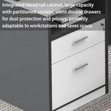 STLWR Cubicle Desks with Privacy Screens