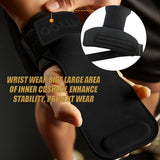 Weight Lifting Wrist Strap, Weightlifting Grip Strap for Gym Deadlifts, Powerlifting, Heavy Shrug, Pull Ups, Three Layer Leather