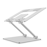 DTTLYQF Aluminum Laptop Stand Portable Folding Storage Enlarged Neck Guard Tablet(White-Fruit peach5)