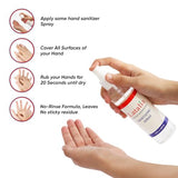 Latalia Unscented Hand Sanitizer Spray Refill Pack of 96 | 6.67 Fl oz with 80% Alcohol Bulk Hand Sanitizer