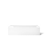 KOHLER K-26109-RA-0 Entity 60-Inch x 30-Inch Alcove Bath with Integral apron, integral flange and right hand drain, White