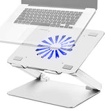 Laptop Cooling Pad with Low-Noise Fan and 3.0 USB Hubs, Ventilated Laptop Cooler Prevent Overheating