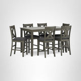 Signature Design by Ashley Caitbrook Casual Counter Height Dining Table and Upholstered Bar