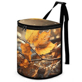 YHNNH Car Trash Can Autumn Leaves Car Trash Bag with Cover and Waterproof Bin