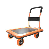 Platform Truck Heavy Duty Cart,1100Lbs Hand Truck Push Cart Dolly with 5'' 360 Degree