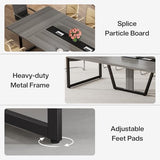 Tribesigns 8FT Conference Table Set of 2