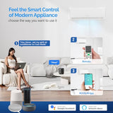 ROVSUN 17000 BTU Wifi Enabled Mini Split Air Conditioner & Heater