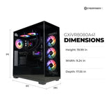 CyberPowerPC Gaming PC, AMD Ryzen 9 9900X, GeForce RTX 5070 12GB