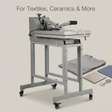 16x24 Inch Manual Clamshell Heat Press,110V 2000W Digital Control with Infrared Positioning