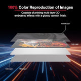 RAINBOWDGT A3 UV Printer, White Ink Circulation, Bottle Holder & Stickers