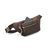 European Men's Large Capacity Zippered Crossbody Bag Waist(Style3)