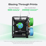 Creality K2 SE 4C 3D Printer, Multi-Color 3D Printer, 500mm/s Fast Printing