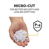 Jam-Proof Heavy-Duty Paper Shredder for Office, Shreds 12 Sheets Per Pass, White