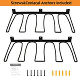 ORLESS Wader Hangers 4-Pair Boot Rack Garage Storage, Cowboy Boot Holder, Metal Wire Organizer for Entryway