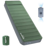 Elegear CumbreX™ Air & Foam Self Inflating Sleeping Pad, Built-in Electric Pump 4" Ultra-Thick Memory Foam Camping Mattress with Pillow Camping Pad 4-Season R-value 9.5 Camp Mat for Traveling - Single