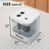 Products Electric Pencil Sharpener, Battery Powered Sharpener, 72 Count, Dual Holes Sharpeners for Standard No 2 Pencils