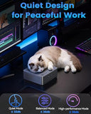 Getorli Mini PC AMD Ryzen 7 8745HS CPU Radeon 780M Graphics Compact Gaming PC 16GB DDR5 RAM 1TB NVMe SSD Small Desktop Computer Dual 2.5GLAN 4K HDMI DP Micro PCs WiFi 6 BT5.3 Prebuilt OS Office Home
