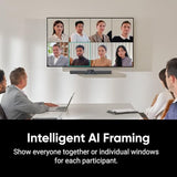 Connect - AI Conference Room System with Android OS, Zoom Certified, Dual-4K Cameras, Speaker Tracking, 14-Mic Array