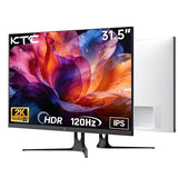 KTC 32 Inch 2K Computer Monitor, QHD 120Hz Monitor with IPS Panel, White