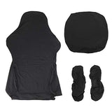 BTSKY Ergonomic Office Computer Game Chair Slipcovers Stretchy Polyester Covers for Reclining Racing Gaming Gaming Chair Black (No Chair)