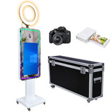 Mirror Photo Booth with 21.5" Touchscreen, APP Control & Instant Printing