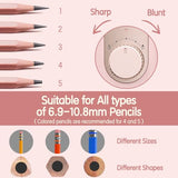 Electric Pencil Sharpener, Fully Automatic Pencil Sharpener for 6.9-10.8mm Colored/Jumbo Pencils