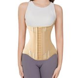MISTHIN Waist Cincher Corset Sport Girdle Trimmer Double Belt Wrap Waist Trainer Shaperwear Tummy Control Shaper for Women (Nude, XX-Small)