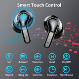 Wireless Earbuds, 2026 Bluetooth 5.4 Headphones NEW Ear Buds 40H Bass Stereo in-Ear Earphones