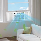 Electactic Window Air Conditioner, 12000 BTU Window AC Unit, Cooling Room 550sq.ft, Fast Cooling, 24H Timer, Dehumidifier Mo, Energy Saving, Remote Control for Living Room, Bedroom, Office