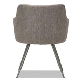 Alera Captain Series Guest Chair, Gray Tweed