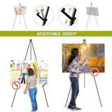 Easel Stand for Display, 10 Pack Portable Foldable Metal Easel, Easels for Signs Wedding Logos
