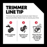 Oregon Magnum Gatorline 095 Trimmer Line Heavy Duty, Professional Twisted Weed Wacker String for Gas and Electric Grass Trimmer and Brushcutters, Fits Most Standard Models .095" x 282-Foot (20-020)