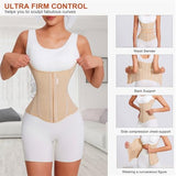MISTHIN Waist Cincher Trimmer Belt Girdle Workout Shapewear Tummy Control Shaper Waist Trainer for Women (Nude, Large)