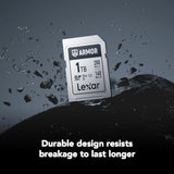 Lexar 1TB Armor Silver PRO SD Memory Card, 280MB/s Read, 6K, V60, UHS-II