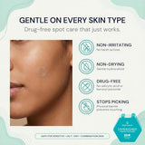 Body Restore Hydrocolloid Acne Patches – Pimple Patches for Face, Hygienic Dispenser, Invisible Zit Stickers for Breakouts, Convenient Spot Treatment Acne Dots – 90 Count