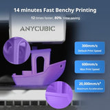 Anycubic Kobra X Combo 3D Printer with ACE 2 Pro, Native 7-Color Printing (Up to 19), 2X Faster & Less Waste, Auto-Leveling, Ideal for Beginner, Kids