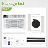 10,000 BTU WiFi Window Air Conditioner, Smart Window AC Unit with Remote