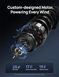 Dreo Tower Fan 42 Inch,Quiet Oscillating Bladeless Fan with Remote, 6 Speeds, 4 Modes, LED Display, 12H Timer, White Floor Standing Fan Powerful for Indoor Home Bedroom Office Room