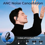 Active Noise Cancelling Ear Buds Wireless Earbuds 90 Hrs Playtime Bluetooth Headphones with Hi-Res Stereo